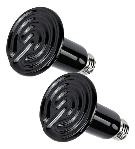 J 2 Lâmpadas De Calor Cerâmico Infravermelho De 100 W Para