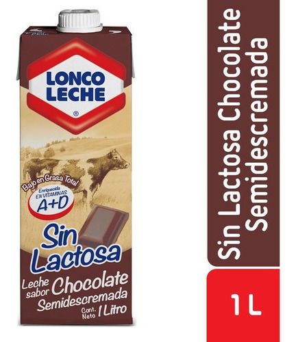 Loncoleche Sin Lactosa Semidesc. Chocolate 1 L