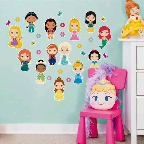 Decoración Pared Cuarto Infantil Pegatinas Funko Niño Niña Color Multicolor