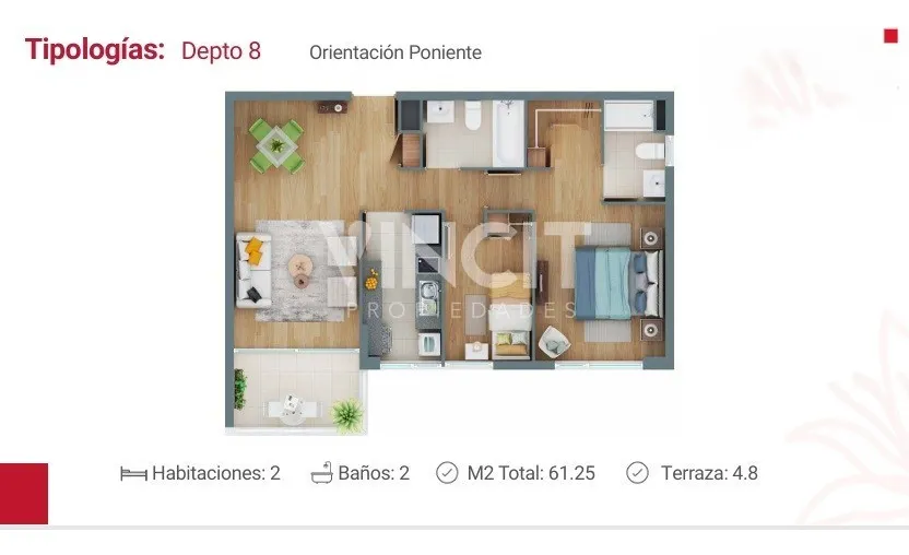 Imagen 2 de 14 de Departamento En Venta En Villa Alemana