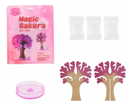 Árbol Mágico Manualidades, Árbol Papel Crecimiento Sakura