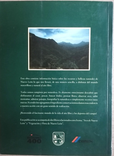 Bellezas Naturales De Nuevo León. Una Guía De Campo. (Usado)