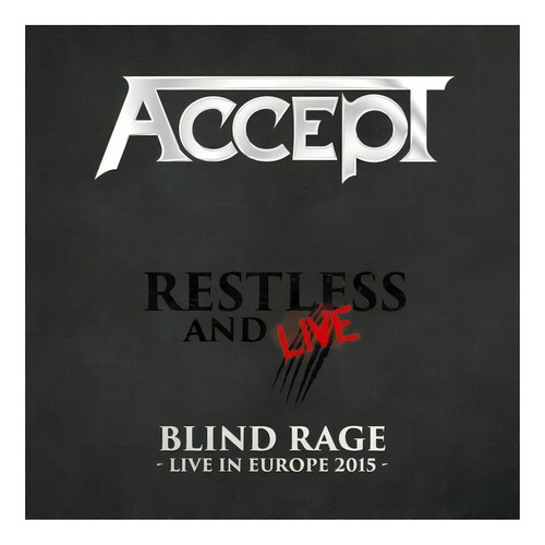 Accept Restless And Live Blind Rage 2015 2cd Dvd Nuevo