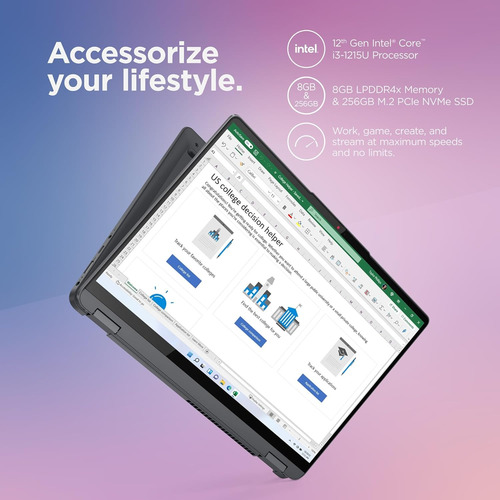 Notebook Lenovo Flex 5 14 Ips I3-1215u 1.2ghz 8gb Ram 256gb