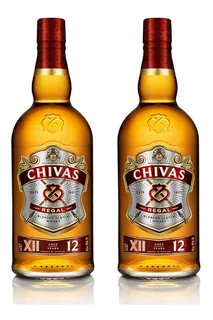 Combo 2 Chivas Regal 12 Años 1 L Whisky Escocés + Estuche