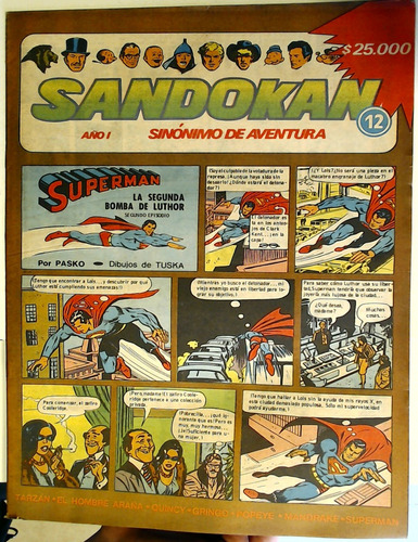 Revista Sandokan N.12 Año 1 1982