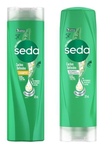 Kit Shampoo+condicionador Seda 325ml Cachos Definidos