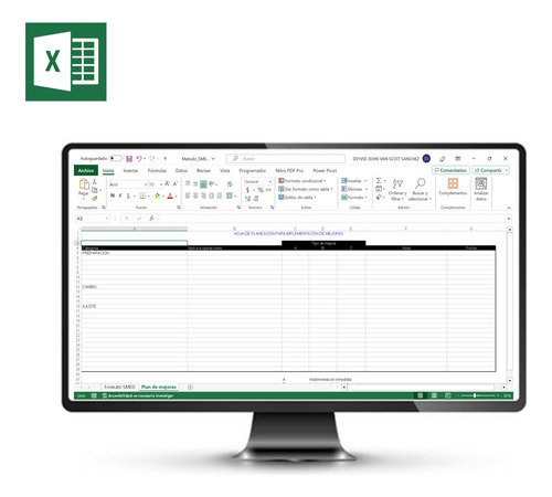 Metodologia Smed (plantilla Excel)