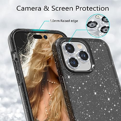 Funda Para iPhone 15 Pro Max Negro Piel Sintetica -20