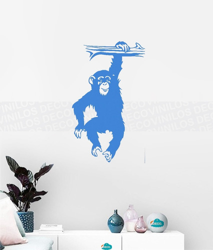 Vinil Decorativo Chimpance Mono Rama
