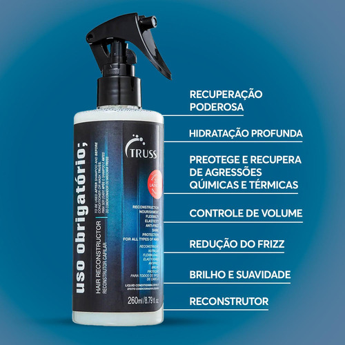 Kit Ultra Hydration Plus Truss Shampoo Cond. Uso Obrigatório