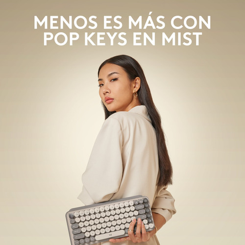 Teclado Mecanico Logitech Pop Keys Arena Emojis Mist