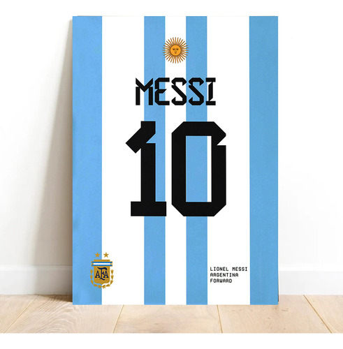 Lienzo Decorativo Para Pared Con Camiseta De Fútbol De Lione