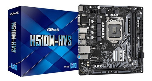 Mbo Asrock H510m-hvs 11th Lga1200 2xddr4 Sn Ln D-sub Hdmi 1p