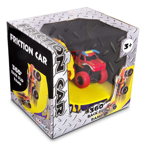 Kidstech Super Friction Monster Trucks Con 360 Grados De Esp