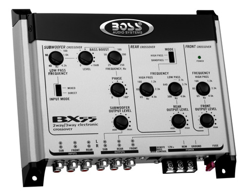 Boss Audio Systems Bx55 2 3 Vías Pre-amp Coche Cruce Elect.