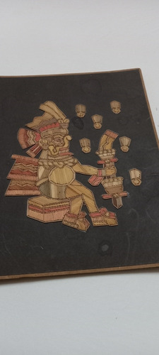 Cuadro Artesanía Étnica Dios De La Lluvia (Usado)