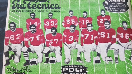 Era Tecnica Futbol Americano Febrero De 1954