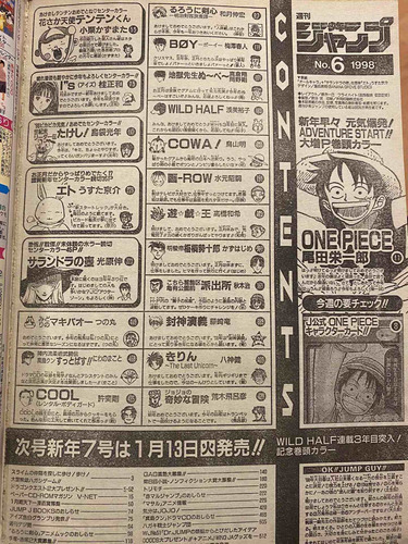 Revista Anime Weekly Shonen Jump Kenshin Giorno #06 1998
