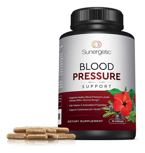 Blood Pressure Support - Presión Alta - 90 Cap Original Usa