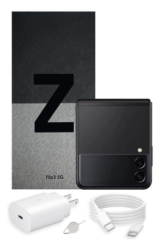 Samsung Galaxy Z Flip3 256 Gb 8 Gb Ram Negro Con Caja Original  (Reacondicionado)