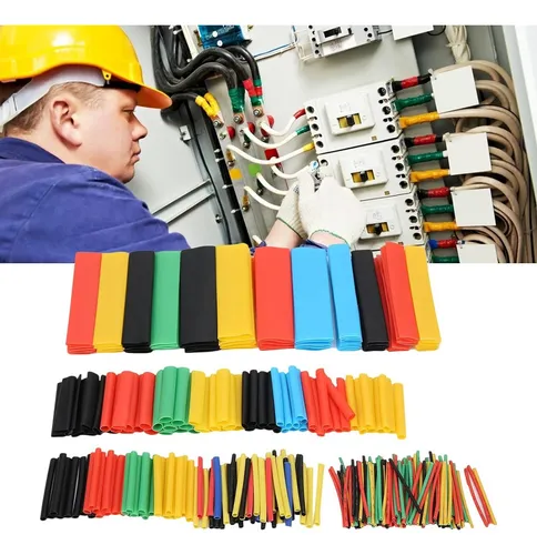. Termofit 328 Piezas Kit 8 Tamaños Termocontractil