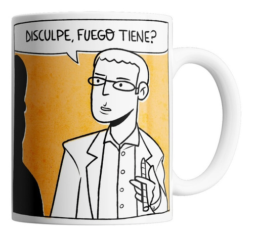 Taza De Cerámica - Simuladores - Discupe, Fuego Tiene?