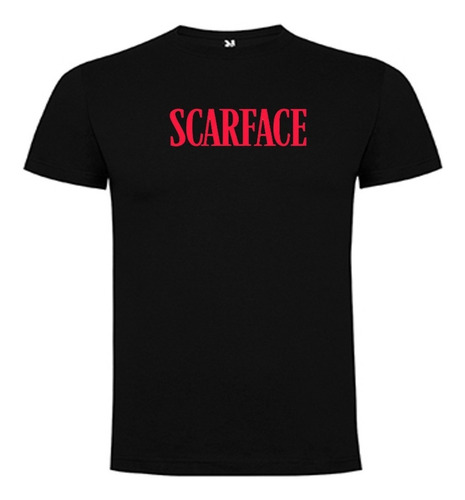 Polera Scarface Cara Cortada Algodon Colores Pow Club