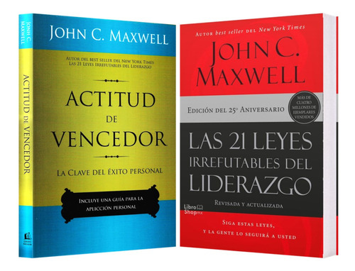 Actitud De Vencedor + 21 Leyes Irrefutables Del Liderazgo