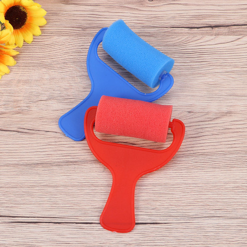 Juego De 8 Rollos De Pintura Con Esponja Brayers Para Niños