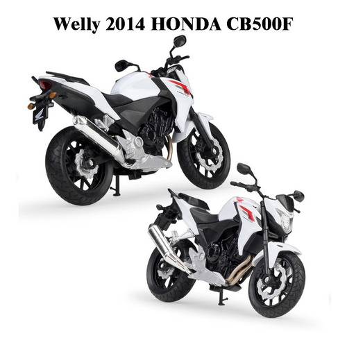 Welly Honda Street Bike De Serie Miniatura Metal Moto Modelo