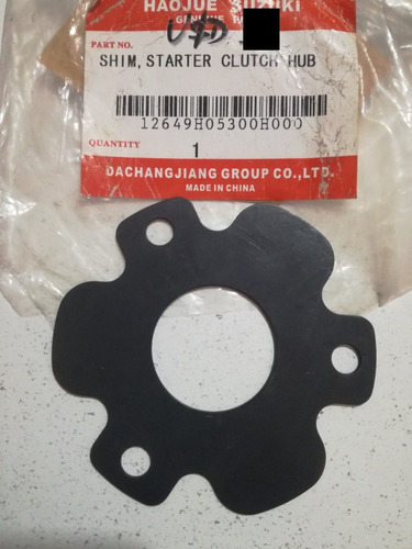 Chapa Bendix De Arranque Suzuki Gn 125 12649h05300