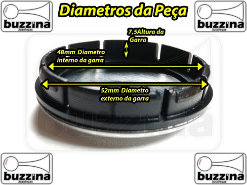 4 Carlota Tampinha Centro Roda Vw Gol G6 Fox Voyage Emblema