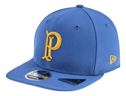 Boné New Era 950of Futebol Palmeiras Palestra Gold Azul