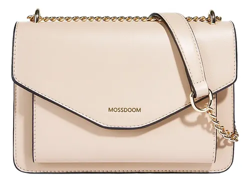 Bolsa Mossdoom Feminina Quadrada E Casual Com Corrente
