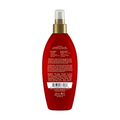 Aceite Suavizante Miracle Gloss Spray Sin Encrespamiento + Q