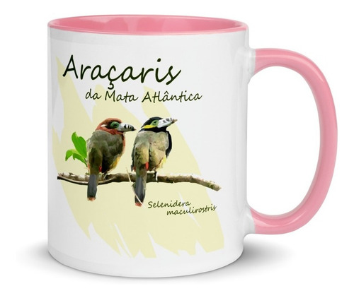 Imagem 6 de 7 de Caneca Personalizada Aves De Ubatuba (araçaris)