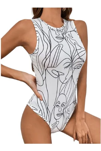 Bodys Mujer Body Mujer Liso Manga Larga Body Diseño Blanco