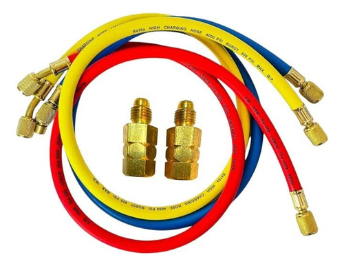 Manifold R410 R22 R134 Y Bomba De Vacio 70 Litros 2 Etapas