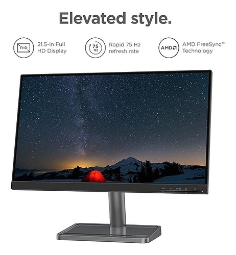 Monitor Fhd Lenovo L22i-30 22  Ips 75hz 4ms Hdmi Vga 66bdkcc