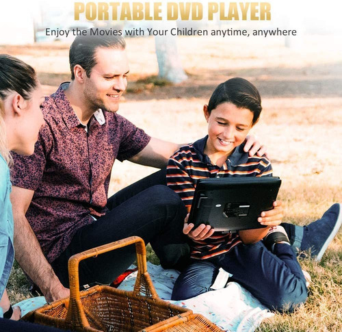 Imagen 7 de 9 de Reproductor De Dvd Hdjuntunkor, Portátil, Pantalla Giratoria