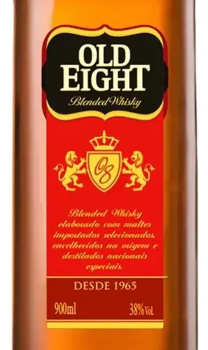 ウイスキー  BLENDED WHISKY Whisky Blended Brasil 900ml Old Eight | MercadoLivre
