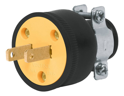 Clavija Industrial Reforzada Polarizada Volteck