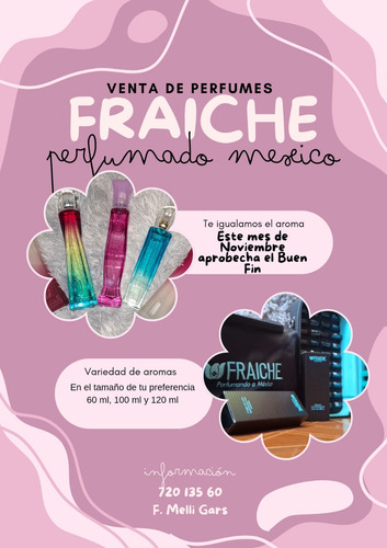 Fraiche Varios Aromas 60ml Concentrado Sin Género Perfume
