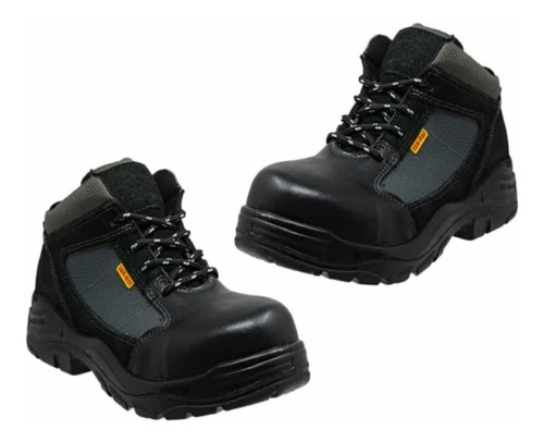 Zapato Seguridad Tenpac Borceg Ecoligth Talla 22 Negro/gris