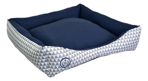 Caminha Pra Cachorro Ou Gato Sãopet Safira Tam M 60x60x18cm Cor Azul