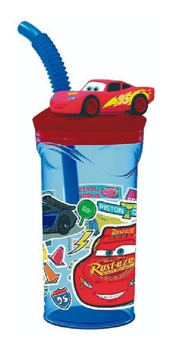 Vaso Infantil Con Figura De Cars 360ml Cresko Ec039 Nene C