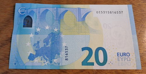 Billete 20 Euro Año 2015. Sin Circular.