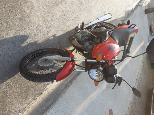 Imagem 9 de 10 de Moto Honda Fan 125 2011 Vermelha
