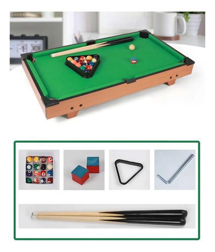 Juego De Mesa De Billar Mesa De 63 Cm X 38 Cm X 15,5 Cm
